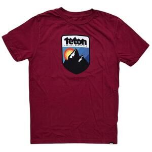 Teton Gravity Research Kids' Boys' Youth T-Shirt Retro Camp Short Sleeve Tee